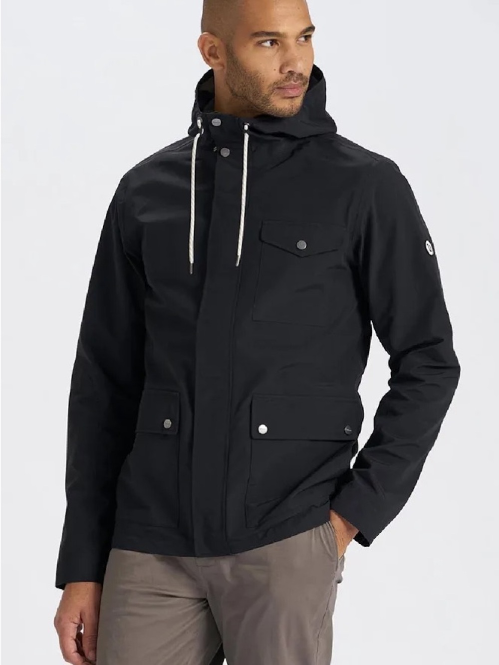 Vuori Men's Palisades Raincoat Jacket - Black